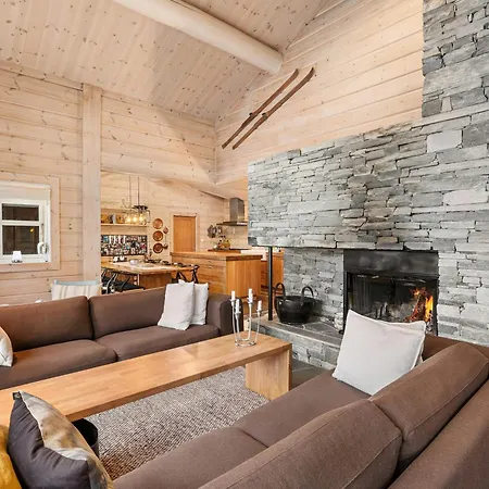 Casa de Férias Familiehytte Med Boblebad I Honedalen