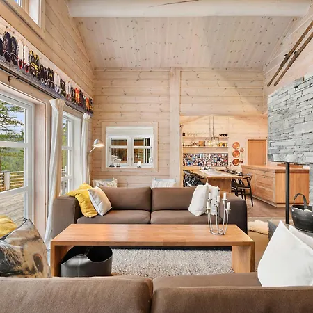 Familiehytte Med Boblebad I Honedalen Casa de Férias